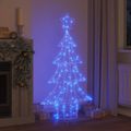 vidaXL Vianočný stromček 160 LED Modrá 150 cm Akryl