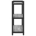 vidaXL Regál na knihy 60 x 30 x 85 cm Kompozitné drevo Sivý dub sonoma