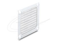 Delock - Mriežka ventilátora s filtrom - 60 x 60 mm, hliník, nerezová oceľ filtračné sitko - strieborná