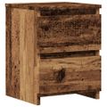 vidaXL Nočné stolíky 2 ks staré drevo 30x30x40 cm kompozitné drevo