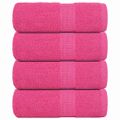 vidaXL Utierky na umývanie FROGN 4 ks ružové 30x30 cm 360 g/m²