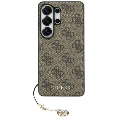 Puzdro Guess 4G Classic Logo Charm MagSafe pre Samsung Galaxy S26 Ultra hnedé