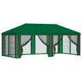 vidaXL Kryt altánku s bočnými stenami Zelená 600,5 x 300,5 cm