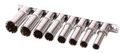 Predĺžené nástrčné hlavice, MULTI-LOCK, súprava 8 ks, CrV EXTOL-PREMIUM