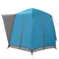 vidaXL Stan pre 3 osoby so strechou Modrá a šedá 320 x 320 x 203 cm