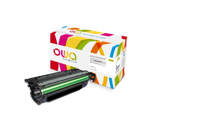OWA Armor toner kompatibilný s HP CE262A, 11000st, žltá/yellow