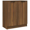 vidaXL Komoda hnedý dub 60x30x70 cm spracované drevo