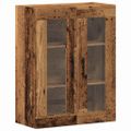 vidaXL Highboard 2 ks Staré drevo 69,5 x 34 x 180 cm Kompozitné drevo