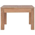 vidaXL Konferenčný stolík z teakového dreva prírodný vrch 60x60x40 cm