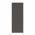 vidaXL Plisovaná roleta čierna 75x200 cm Šírka látky 74,4 cm Polyester