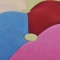 vidaXL Francúzske kreslo v štýle patchwork, látka