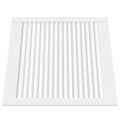 vidaXL Lamelové dvierka na skrinku 2 ks, biele 61,5x59,4 cm, borovica