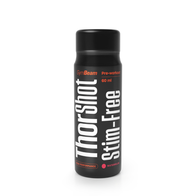 Thor Stim-free shot - GymBeam, vodný melón, 60 ml