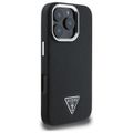 Guess HC MagSafe Grained PU Triangle Logo case for iPhone 16 Pro Max 6,9" black