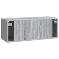 vidaXL Nástenná TV skrinka 78,5 x 31 x 30 cm Sivý Sonoma