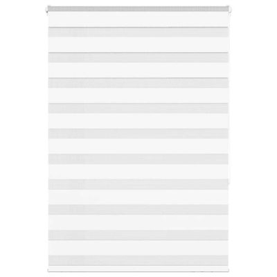 vidaXL Zebra roleta biela 105x150 cm šírka látky 100,9cm polyester