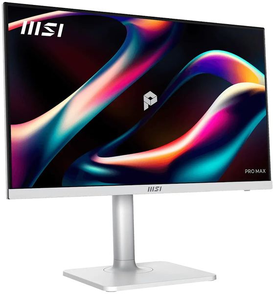MSI PRO MAX 271PHW E14/ 27"/ 1920x1080/ IPS/ 1ms/ 144Hz/ 250cd/m2/ 1000:1/ HDMI/ VESA/ bílý Monitor, 27", IPS, FHD 1920×1080, 144Hz, USB-C 65W PD, KVM, AMD FreeSync, EyesErgo+, Delta-E ? 2, reproduktory