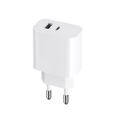 Maxlife MXTC-06 PD QC nabíjačka 1x USB-C 1x USB 20W biela