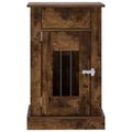 vidaXL Nábytok pre psa Dymový dub 50 x 47,5 x 80 cm Kompozitné drevo