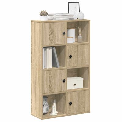 vidaXL Knižnica dub sonoma 60x24x101,5 cm kompozitné drevo