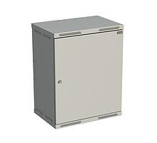 Rozvádzač nástenný SENSA 15U 400mm, dvere plech, RAL 7035, SENSA-15U-64-21-G