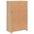 vidaXL Komoda s LED svetlami dub sonoma 60,5x37x100 cm