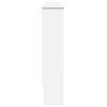 vidaXL Kryty na radiátor 2 ks, biele 152x19x81,5 cm, MDF