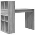 vidaXL Stôl Sivý Sonoma Kompozitné drevo 108 x 55 x 103.5 cm