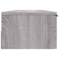 vidaXL Nástenná skrinka sivý dub sonoma 102x30x20 cm spracované drevo