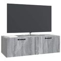vidaXL Nástenná TV skrinka 98 x 41 x 30 cm Sivá sonoma