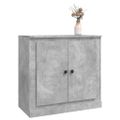vidaXL Komoda betónovo sivá 70x35,5x67,5 cm spracované drevo
