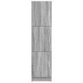 vidaXL Highboard Sivý Sonoma 31.5 x 32 x 122.5 cm