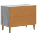 vidaXL Nočný stolík Sivá sonoma 62 x 34,5 x 48 cm Kompozitné drevo