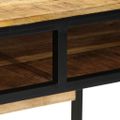 vidaXL Písací stôl Hnedá 80 x 50 x 75 cm Masívne mango drevo