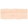 vidaXL Stolová doska 100x40x(2-6) cm neošetrený masív živé hrany