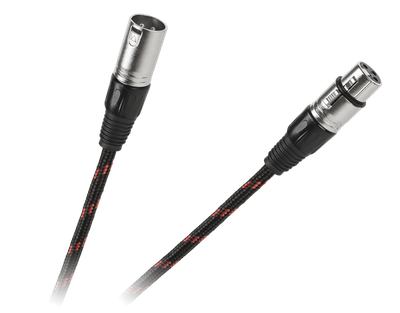 Kábel mikrofónny XLR samica - XLR samec 5m