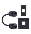 Doplňkový modul SOLIGHT PP128-RJ45 pre vestavné zásuvky série PP128