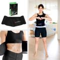 Sada masážnej obruče HMS HHM15 modrej so závažiami, magnetmi, počítadlom a zoštíhľujúcim pásom BR163 PLUS SIZE