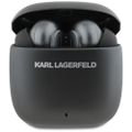 Bezdrôtové slúchadlá Karl Lagerfeld TWS ANC ENC s potlačeným logom, čierne