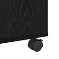 vidaXL Konferenčný stolík Čierny dub 75 x 75 x 38 cm Kompozitné drevo