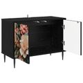vidaXL TV skrinka BORNE 69 x 33 x 50,5 cm Čierny dub Kompozitné drevo