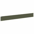 vidaXL Obrubník trávnika 50 ks 100 x 12 cm Oceľ Olivovo zelená