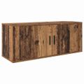 vidaXL Nástenná skriňa pre TV 100 x 34,5 x 40 cm Staré drevo