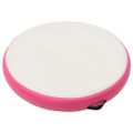 vidaXL Nafukovací gymnastický matrac s pumpou 100x100x20 cm PVC ružový