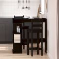 vidaXL Barový stôl 100 x 48 x 101,5 cm Kompozitné drevo Čierny dub