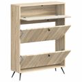vidaXL Skriňa na topánky BREDA 78 x 24 x 103 cm Kompozitné drevo