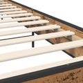 vidaXL Rám postele s čelom Staré drevo 80 x 200 cm Kompozitné drevo