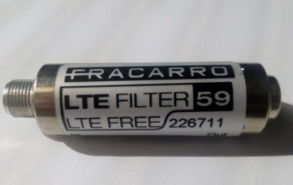 FRACARRO LTE filter, 59 kanál
