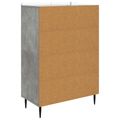 vidaXL Servírovacia skriňa so zásuvkou Betónovo sivá 66 x 34,5 x 97 cm