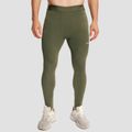 Pánske legíny Combat Olive Grey - GymBeam, veľkosť M